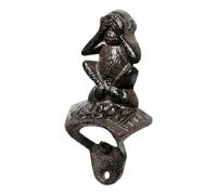 Décapsuleur créatif en forme de singe de fer et support mural pour la maison, le bureau, décoration décorative drôle accessoire de cuisine