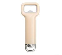 Décapsuleur de bière à suspendre, outil pour un usage domestique et des aventures en plein air comme la randonnée et les voyages (beige)