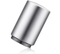 Décapsuleur de bière de qualité supérieure (argenté), 1 pièce en acier inoxydable à poussoir automatique, sans dommages, ouverture rapide pour bouteille de bouteille, petit décapsuleur portable, pour