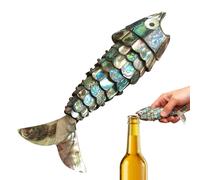 Décapsuleur de bière - Décoration vintage en coquillage | Décapsuleur en forme de poisson pour la maison, le bar, l'intérieur et l'extérieur, les fêtes, les rassemblements, les appartements, les