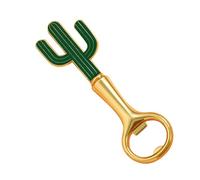 Décapsuleur de bière en forme de cactus vert, outil de cuisine robuste, cadeaux de fête pour mariages, fêtes sur le thème mexicain, événements, 9,9 x 2,9 x 1 cm, 40 g