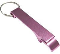 Décapsuleur de bière rose, porte-clés en métal de qualité supérieure, décapsuleur de boisson pour homme et femme, petit et pratique, facile à transporter, ouvrez les couvercles de la bouteille de