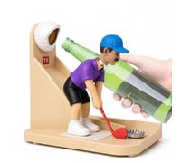 Décapsuleur De Bière Sur Le Thème Du Golf,golf Swing Beer Buddy,Automatic Beer Cap Launcher & Catcher,Bottles Cap Launcher&Collector, Golfs Lover Novelty Bar Tool For Bar(A)