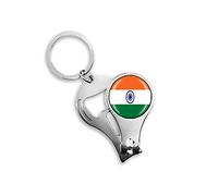 Décapsuleur de bouteille de bière en forme de drapeau de l'Inde, coupe-ongles, porte-clés souvenir de voyage
