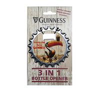 Décapsuleur de Guinness 3 en 1, aimant pour frigo et dessous de verre avec Design Toucan