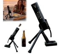 Décapsuleur de mortier, ouvre-bière automatique à poussoir, outil de retrait rapide mains libres pour boissons gazeuses, accessoire de bar fantaisie pour maison, fête, camping, cadeau amusant pour