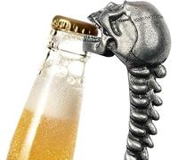 Décapsuleur drôle en forme de tête de mort - Décapsuleur pour bière, soda - Créatif - En alliage - Pour bar, fête, Halloween (1 pièce)