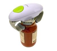 Décapsuleur électrique vert - Ouvre-bouteille automatique mains libres avec design binaural pour bouteilles de bière, soda et verre, parfait pour la cuisine, le bar, les fêtes et la maison