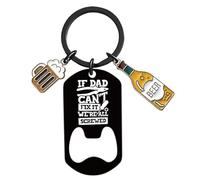 Décapsuleur en acier inoxydable, porte-clés portable cadeau pour papa, cadeau d'anniversaire de la part d'une fille ou d'un fils, idée de cadeau de fête des pères pour les hommes qui ont tout, cadeau