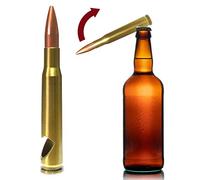 Décapsuleur en forme de cartouche calibre 50 - Métal - 13,8 cm de longueur - Décapsuleur de bière