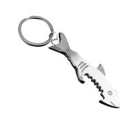 Décapsuleur en forme de requin Tire-bouchon Requin Décapsuleur de bière Porte-clés | Ouvre-bière créatif portable | Porte-clés robuste pour homme pour un usage quotidien et rapide Z