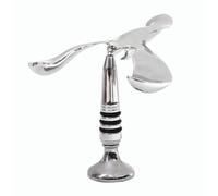 Décapsuleur en forme d'oiseau - Décoration artistique unique pour appartement et accessoire de bar fonctionnel, argenté, BBO0406
