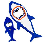Décapsuleur ergonomique antidérapant en forme de requin | Décapsuleur magnétique pour bar, maison, voyage, camping, pique-nique, réunion de famille et entre amis