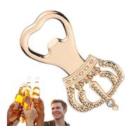 Décapsuleur ergonomique en métal en forme de couronne - Gadgets légers pour camping, banquet de mariage
