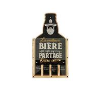 Décapsuleur jeu mural La Meilleure bière BEIGE ET GRIS