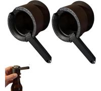 Décapsuleur Lanceur De Capsules, 2er Bottle Cap Launcher | Ouvre-Bouteille Pour Bière, Gadget De Fête, Idée Cadeau Pour Homme, Parfait Pour Barbecue, Anniversaire, Camping, Bar