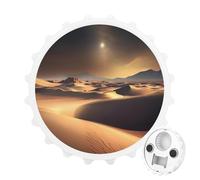 Décapsuleur magnétique du désert du Sahara, outil de cuisine peu encombrant, décapsuleur amusant et aimant de réfrigérateur pour camping, voyage, camping, blanc