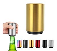 Décapsuleur magnétique en acier inoxydable avec aimant, gadget de cuisine pour homme, cadeau de Noël, fête des pères