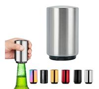 Décapsuleur magnétique en acier inoxydable avec aimant, gadgets de cuisine pour homme, cadeau de Noël, fête des pères (argent)