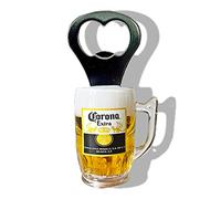 Décapsuleur magnétique en forme de tasse de bière, bar, réfrigérateur - Collection de cadeaux d'anniversaire (Corona Extra)