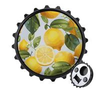Décapsuleur magnétique jaune citron - Décapsuleur de bière - Décapsuleur de bouteille - Décapsuleur magnétique amusant