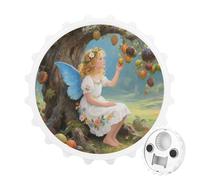 Décapsuleur magnétique pour réfrigérateur Motif arbre antique et fleur