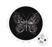 Décapsuleur magnétique Science papillon, outil de cuisine peu encombrant, décapsuleur amusant et aimant de réfrigérateur pour camping, voyage, camping, blanc