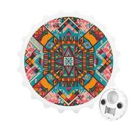 Décapsuleur magnétique style pop art rétro, outil de cuisine peu encombrant, décapsuleur amusant et aimant de réfrigérateur pour camping, voyage, camping, style blanc