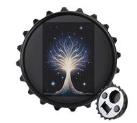 Décapsuleur magnétique « The Tree of Psychic Life » - Outil de cuisine pour économiser de l'espace - Ouvre-bière amusant et aimant de réfrigérateur pour le camping, les voyages et le camping - Style