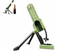 Décapsuleur Mortier 51 mm, Ouvre-bouteille Bière Mains Libres, Lance-bouchons Robuste, Accessoire Bar Maison Fête, Cadeau Homme Original