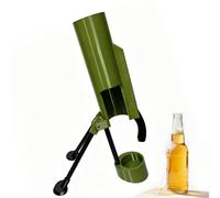 Décapsuleur mortier 6 cm, mortier à bière pour bouteilles de 0,33 L à 0,5 L, canon décapsuleur avec lanceur de capsules