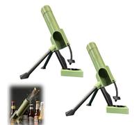Décapsuleur Mortier Bière,51 Mm,Lanceur De Capsules Tactique Robuste Mains Libres,Design Automatique Mains Libres,Pour La Maison,Le Bar,La Fête (Vert Adapté pour 510ml(2pcs))