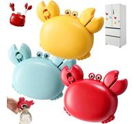 Décapsuleur multifonction en forme de crabe, décapsuleur à bière, gadget de cuisine 4 en 1 avec mini-ciseaux, cutter rétractable et aimant pour réfrigérateur (#ALL)