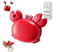 Décapsuleur multifonction en forme de crabe, décapsuleur à bière, gadget de cuisine 4 en 1 avec mini-ciseaux, cutter rétractable et aimant pour réfrigérateur (#C)