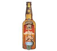 Décapsuleur mural | Couvercle de bière suspendu avec fonction plateau | Ouvre-bouteille en métal moulé robuste pour murs de , patios, cuisines ou
