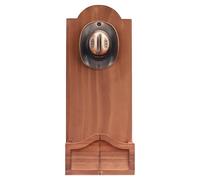 Décapsuleur mural - Décapsuleur en bois - Accent décoratif vintage - Ouvre-bouteille magnétique mural avec porte-capuchon intégré - Accessoire de feu élégant pour grotte de montage rapide, terrasse