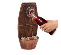 Décapsuleur mural en bois - Décapsuleur de bière vintage - Idée cadeau unique pour homme - Cadeau de Noël - Cadeau de fête des pères - Papa seniors