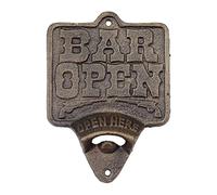 Décapsuleur mural en fonte avec barre ouverte - Cadeau de pub vintage