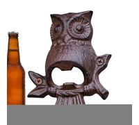 Décapsuleur mural - Ouvre-bouteille classique rustique de style pub | Ouvre-bouteille de bière fonctionnel | Ouvre-bouteille fantaisie en métal adapté pour la maison, le bar, la cuisine, la grotte