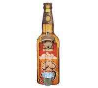 Décapsuleur mural - Ouvreur suspendu, attrape-bouchons | Ouvre-bouteille de bière vintage, outil de bar mural, pour bar à domicile, grottes d'homme, cuisines, patios, fêtes en plein air, cadeau pour