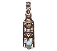 Décapsuleur mural - Pince vintage, support en fer | Ouvre-boisson monté avec couvercle pour événements de jardin, coin de pub, barbecue, accessoire de grotte pour homme, cadeau pour père, patio, bar