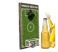 Décapsuleur - Outil manuel en forme de terrain de football | Décapsuleur de bouteille avec récupérateur de tôles, pour hommes amateurs de football, boissons, eau, cuisine, bar, restaurant