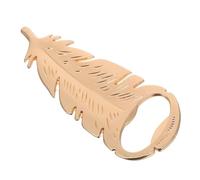Décapsuleur Plume en Alliage Doré, Lot de 4, Mariage | Présents de Mariage, Souvenirs pour Invités, Finition Raffinée, Usage Quotidien pour Bouteilles