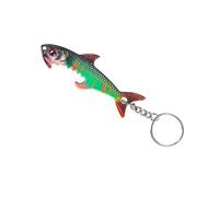 Décapsuleur portable en forme de poisson - Pendentif en alliage métallique - Sans danger pour les réunions de famille et les sacs à dos - Cadeau de pêcheur