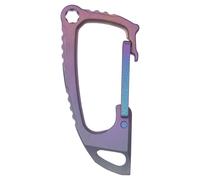 Décapsuleur porte-clés en titane, pince porte-clés, portable 2 en 1 pour la maison, l'école, le bureau