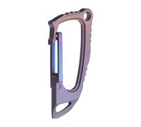 Décapsuleur porte-clés en titane, pince porte-clés, portable 2 en 1 pour la maison, l'école, le bureau