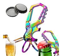 Décapsuleur porte-clés pour homme - Porte-clés de voiture - Portable et compact - Gadget de survie - Tournevis avec 3 porte-clés - Pour homme, femme, barman