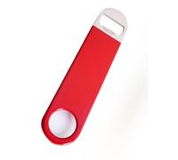 Décapsuleur pour barman, lame de bar, ouvre-bière, 1 paquet rouge de qualité professionnelle : revêtement en caoutchouc, acier inoxydable.