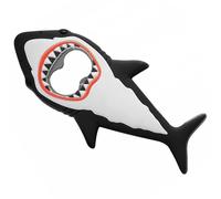 Décapsuleur Requin Magnétique en Métal pour Bouteilles de Bière | Acier Inoxydable et Caoutchouc, Rangement sur Réfrigérateur, Retrait Facile des Capsules, Maison, Hôtel ou Fête