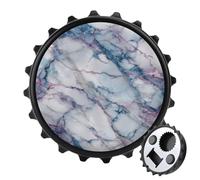 Décapsuleur rond tendance style anime marbre blanc violet aimant réfrigérateur boisson bière magnétique bouteille bouteille bouteille décapsuleur pour réfrigérateur, cuisine, bureau